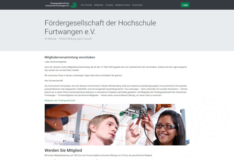 Fördergesellschaft der Hochschule Furtwangen e.V.
