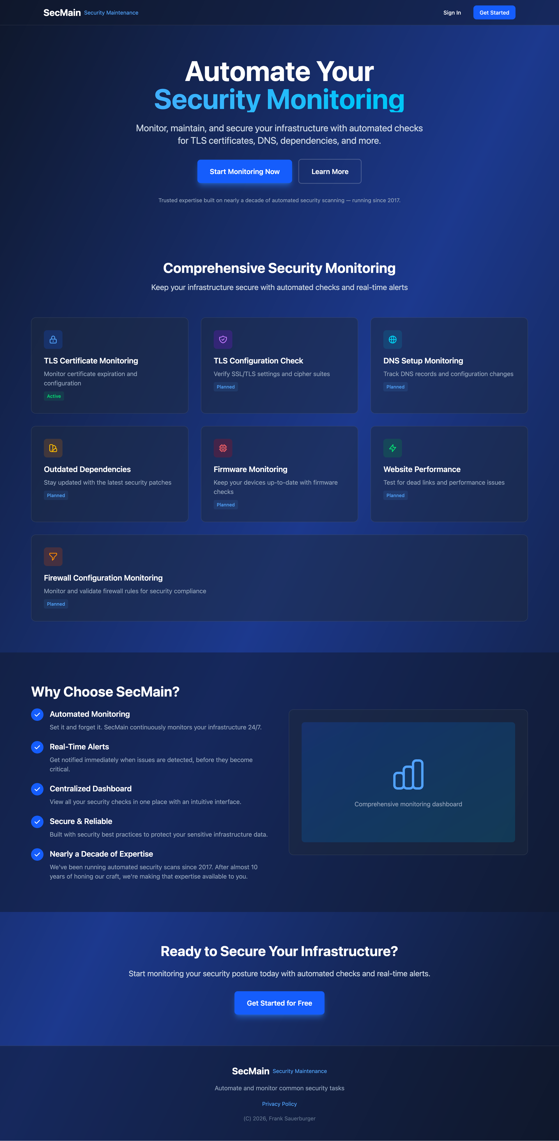 Security Monitoring Platform
